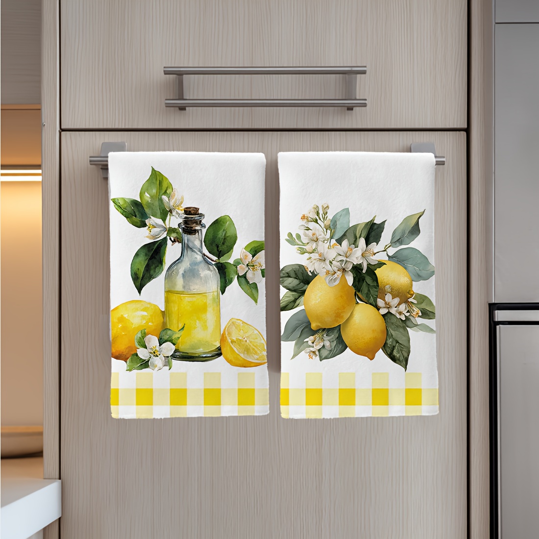 2'li Set, Limon Çiçek Desenli  - Home Cooking Services incelemesi ve fiyatı