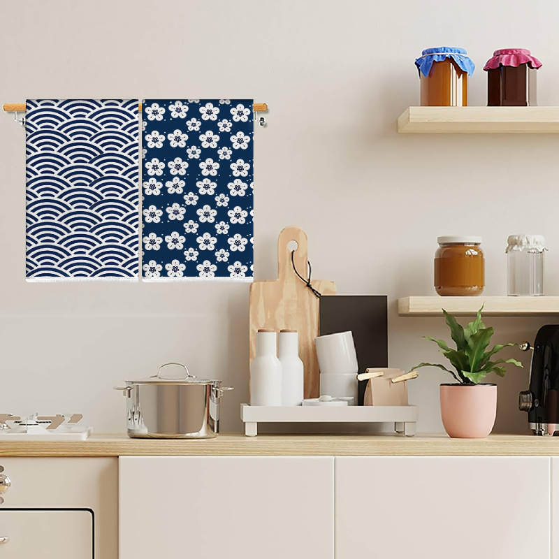 2 Adet, Japon Tarzı Seigaiha E - Home Cooking Is The Best incelemesi ve fiyatı