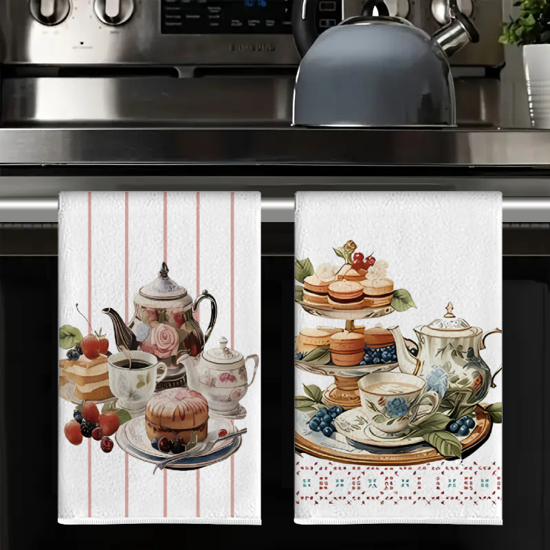 2 Adet, Tatlı Kek Mutfak Havlu - Home Cooking Is The Best incelemesi ve fiyatı